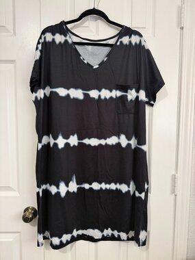 V Neck Mini Beach Coverup Size 2XL